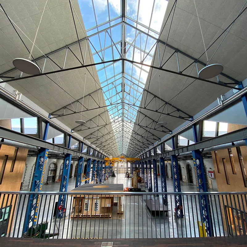 Intérieur de la salle de la Comédie du Finistère, aux Ateliers des Capucins à Brest