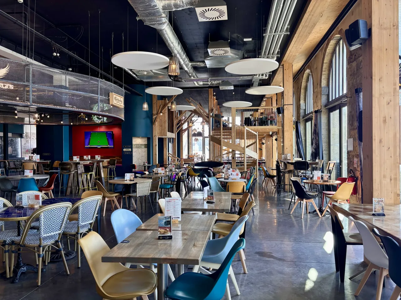 Le restaurant La Fabrik 1801, aux Ateliers des Capucins à Brest
